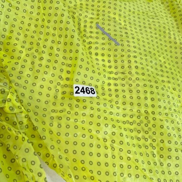 Nike Jacket Women XL Yellow Polka Dot Running Windbreaker Reflective Hooded Neon - Picture 8 of 8